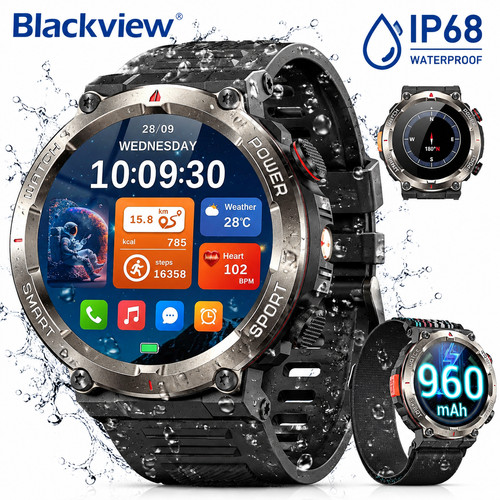 Smartwatch herren militär - herren,