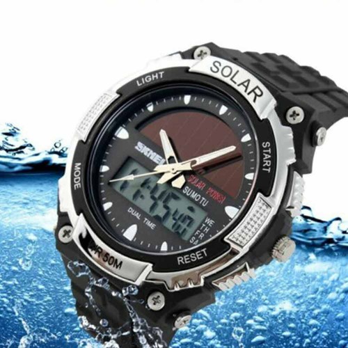 Herren solar sportuhr dual - solar,