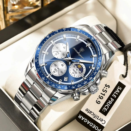 Edelstahl herren armbanduhr - edelstahl,