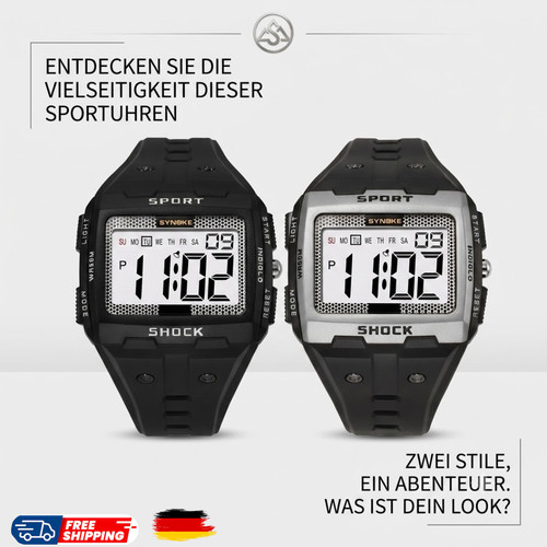 Synoke herren digitaluhr - herren,