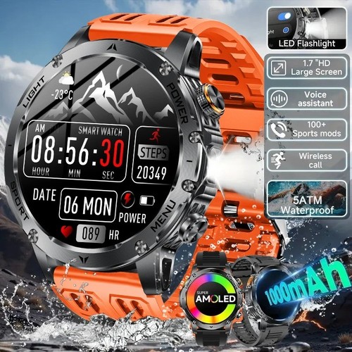 Herren smartwatch fitness - smartwatch,