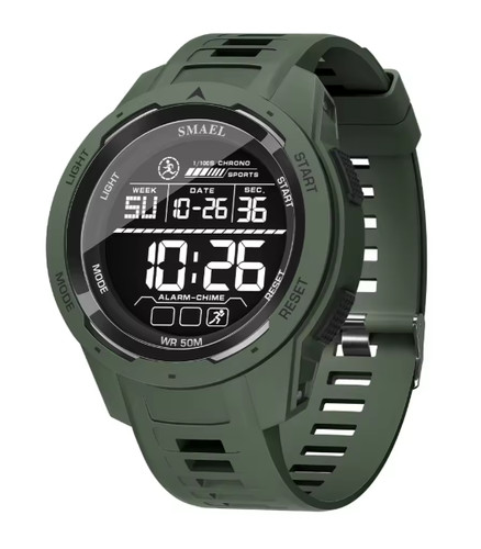 Herren digitaluhr sport - digitaluhr, 50m