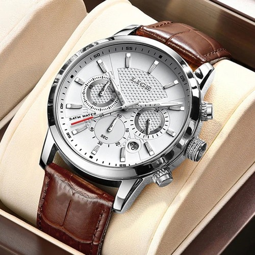 Herren armbanduhr leder - armbanduhr,