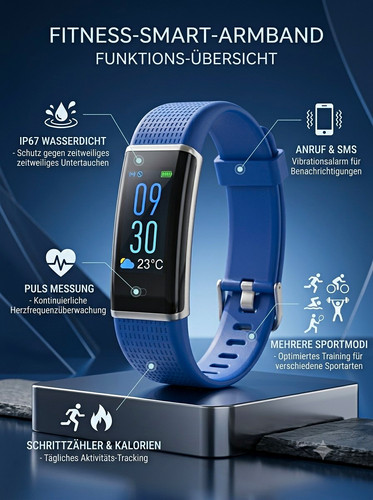 Fitness armband smartwatch - armband,