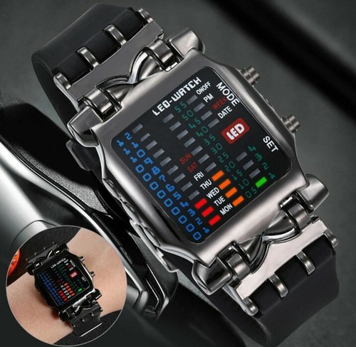 Luxus herrenuhr led sport - luxus,