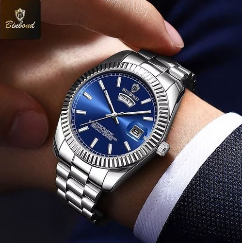 Herren armbanduhr edelstahl - herren,