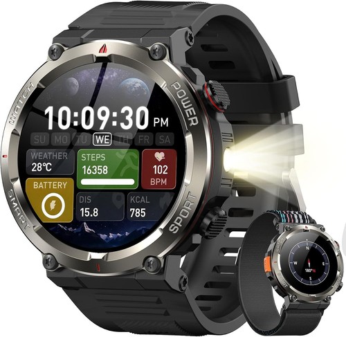 Smartwatch herren militär - herren,